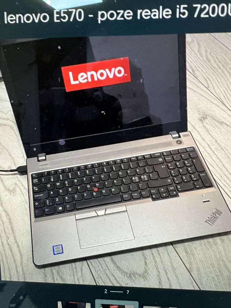 Dezmembrez Lenovo Thinkpad E570 - poze reale -Core i5 7200U