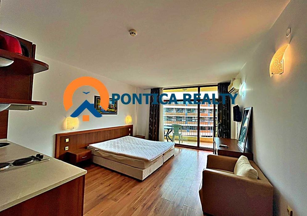 Продава се Едностаен апартамент в к.к. Слънчев бряг - 34 кв.м за 1427 €/кв.м - Снимка #1