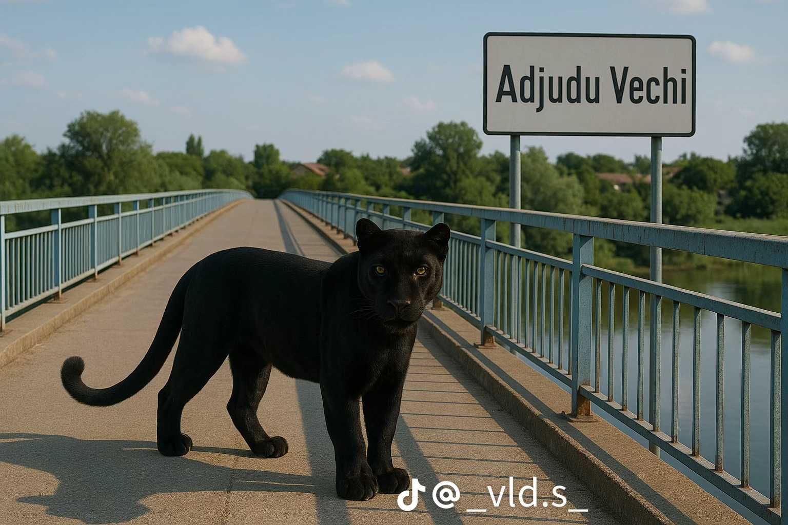 Vand pantera neagra gasita in adjudu vechi