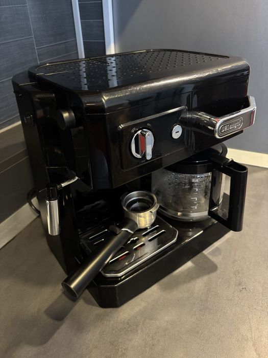 De’Longhi 2in1- Expressor manual + Filtru de cafea