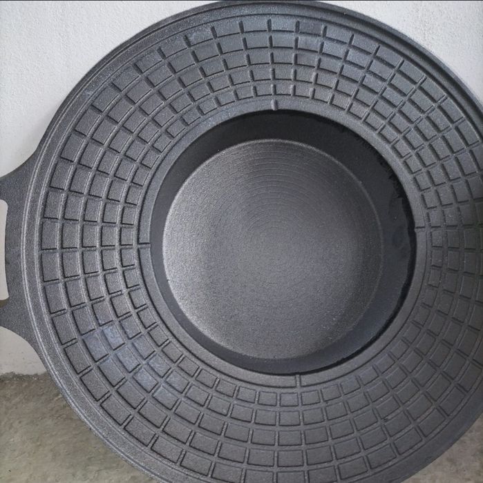 Disc gratar din fonta 50cm  cu picioare demontabile