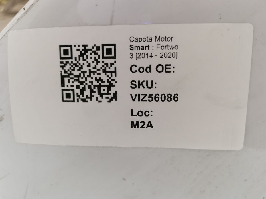 Капак Мотор Смарт Фортво / Smart Fortwo 3 Оригинален