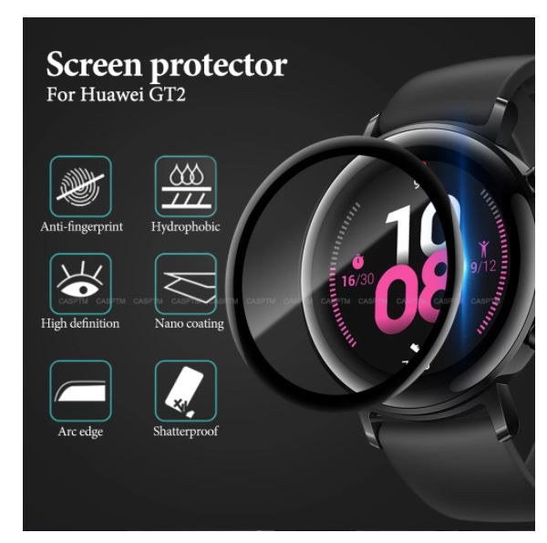 Set 2 folii protectie ecran Huawei Watch GT 2 (42mm)