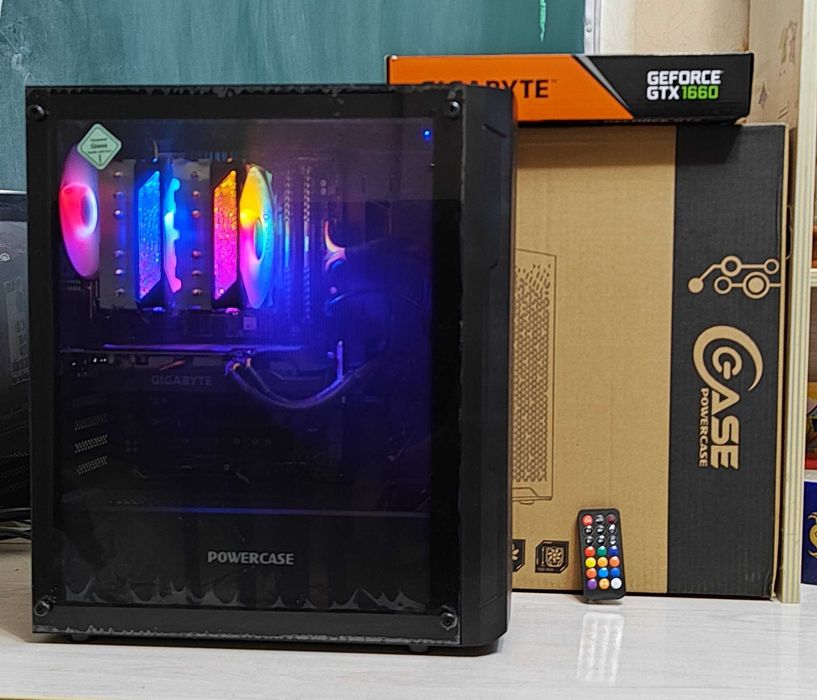 Срочно продам мощный игровой кейс Ryzen 7 GTX 1660 RAM32 SSD 240/1000