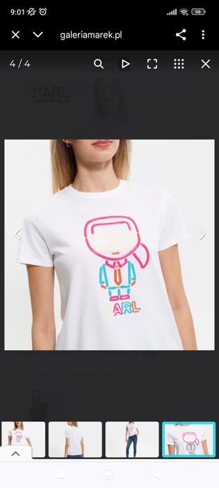 Tricou original KARL LAGERFELD dama marimea XS, S colectia noua