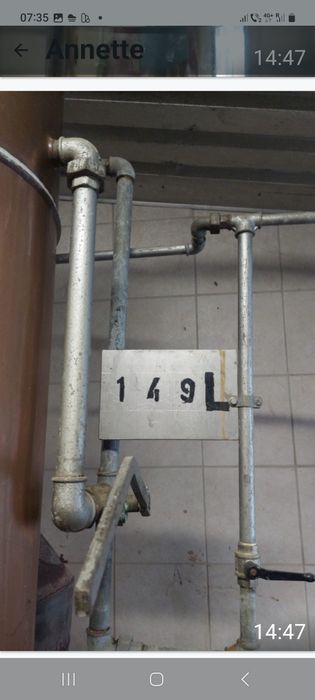 Cazan de țuică cu dublă distilare de 150L producție germană