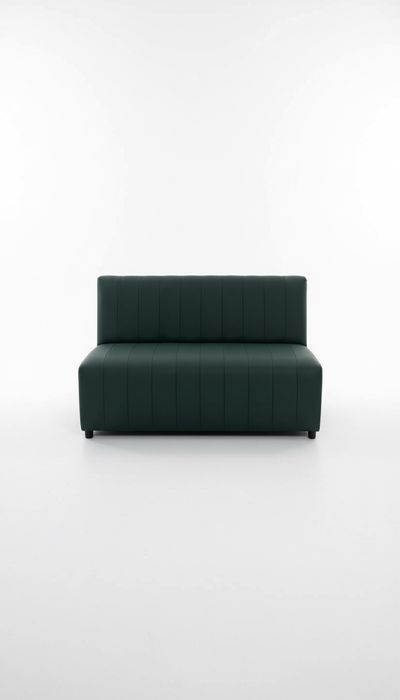 Диван зеленый для кафе и ресторанов