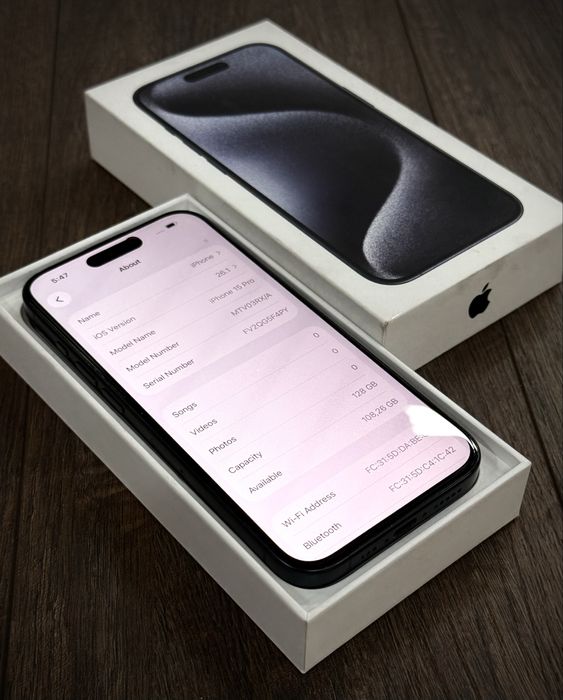 Гаранция* Iphone 15 pro /Пълен комплект + подаръци*