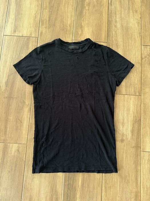 Tricou Amiri distressed cu rupturi