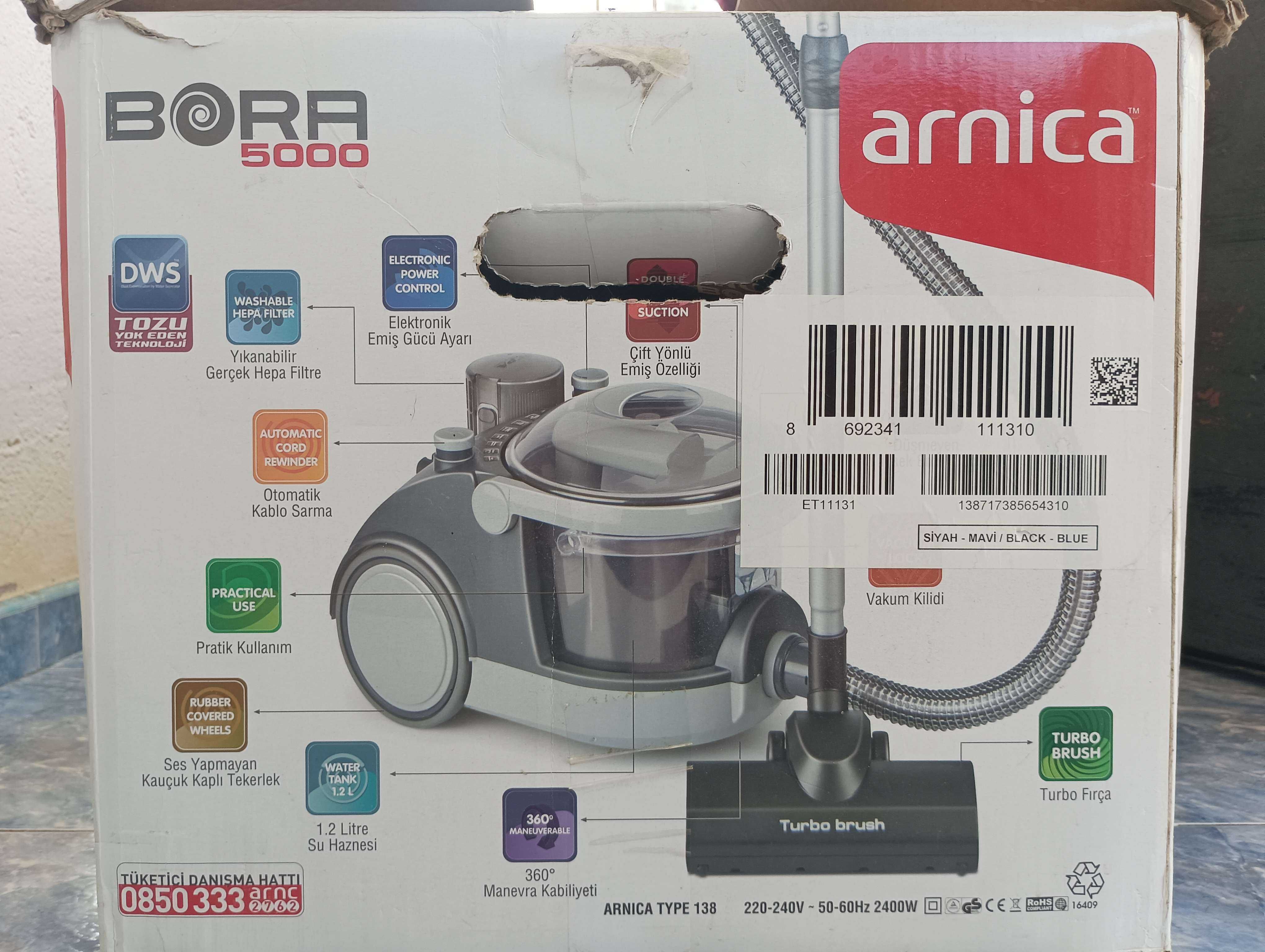 Прахосмукачка Arnica Bora 5000