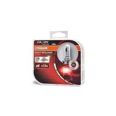 Set 2 becuri auto Osram H4 Night Breaker Silver 100%, 60/55W, 9923371