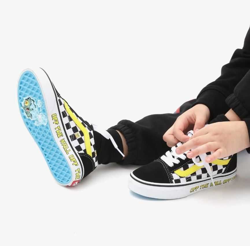 Детски кецове - Vans Old Skool x Sponge Bob - Чисто нови