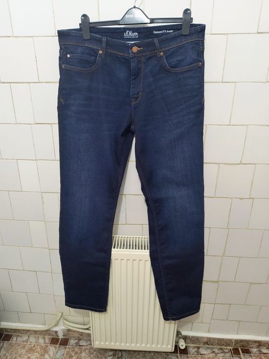 Blugi marca s Oliver mărime 34 culoare albastru