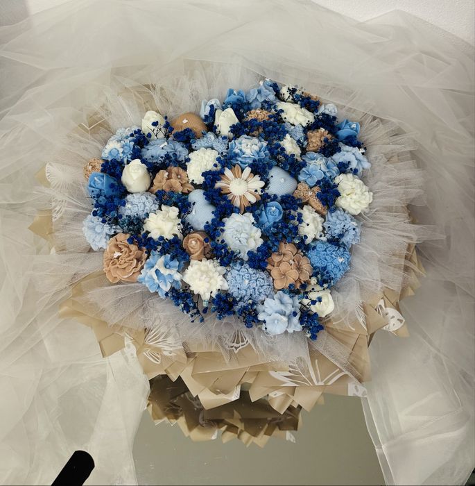 Ароматни букети от соев восък - красота и уют за свеки дом