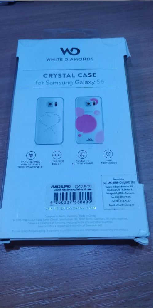 Husa Samsung galaxy s6 ultra slim cu protectie Crystal case