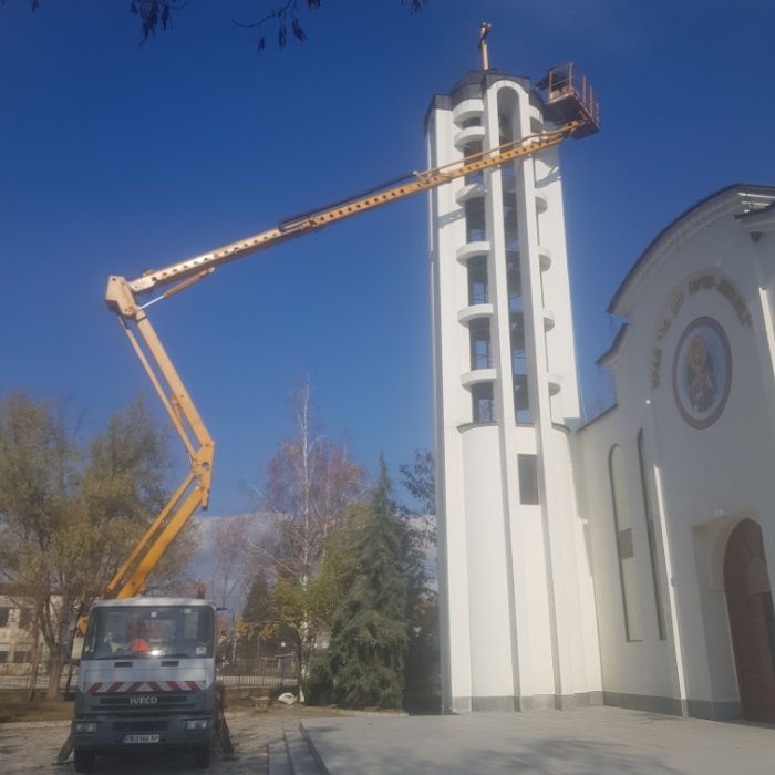 Автовишка 25 метра под наем за Пловдив и региона вишка АЛЕГРЕТРАНС
