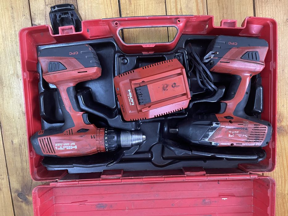 Set HILTI SF M8-A22 si SIW 22T-A autofiletanta impact bormasina