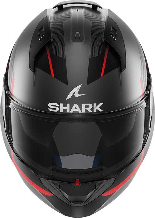 Каска Shark Evo ES Kryd White Black Red/Antrahcite BLACK RED/Yellow