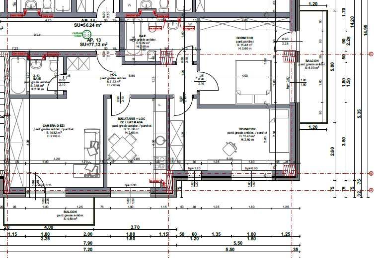 Apartament 3 camere, mobilat & utilat, garaj, boxă, 2 băi, etaj 2/4