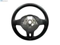 Volan 3 Spite din Piele Volkswagen Passat B7 2010 - 2015 Cod 5C0419091A [LR0481]