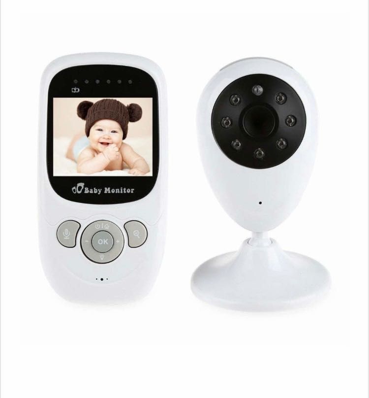 Baby Monitor Wireless + cadou, 2.4 Inch LCD, audio-video,NIGHT VISION