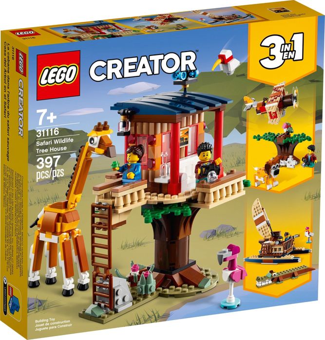 Lego Creator 31116 - Safari Wildlife Tree House (2021)