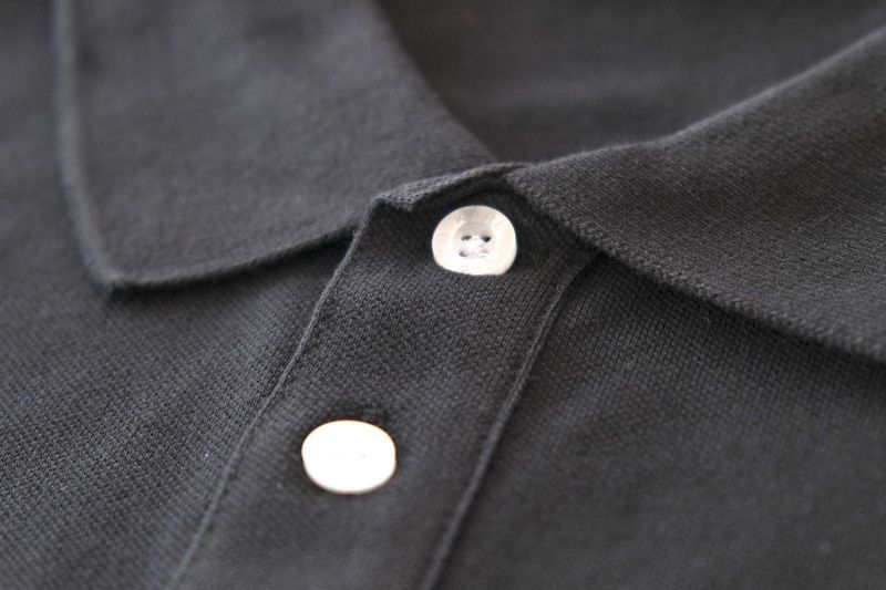 Промо KARL LAGERFELD-М/L/XL/XXL-черна мъжка поло/polo тениска