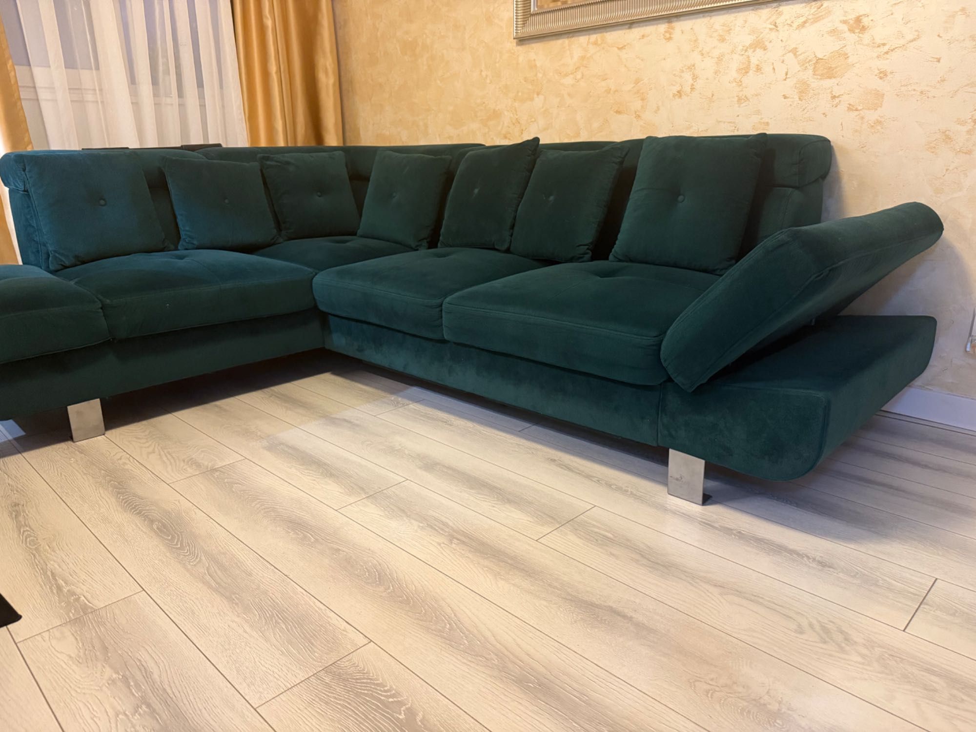 super oferta Canapea extensibila Verde Smarald