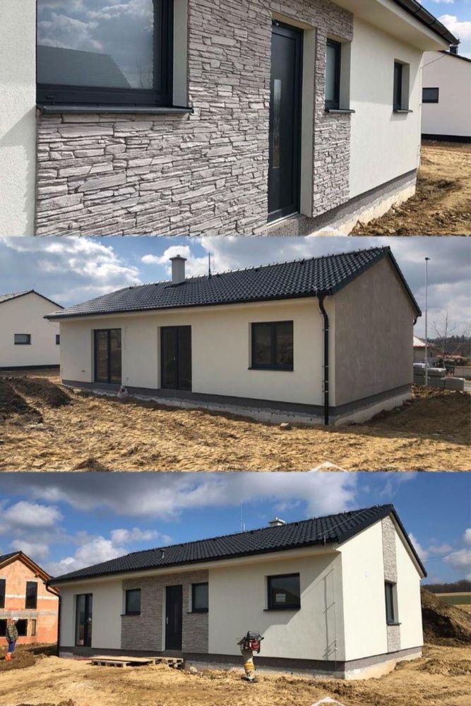 Casa pe structura metalica cu panou sandwich