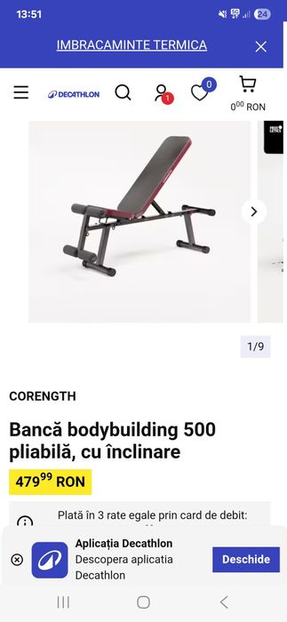 Banca abdomene dechatlon