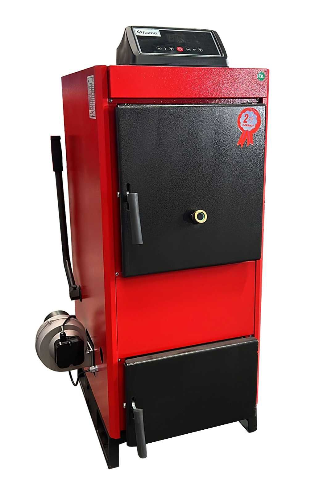 Centrala pe combustibil solid, lemn, carbune, Fiama D2, Putere 70 kW