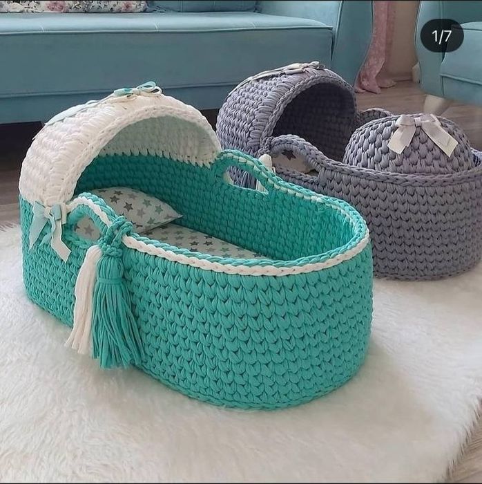 Люлька для новорожденного малыша из трикатожного материала