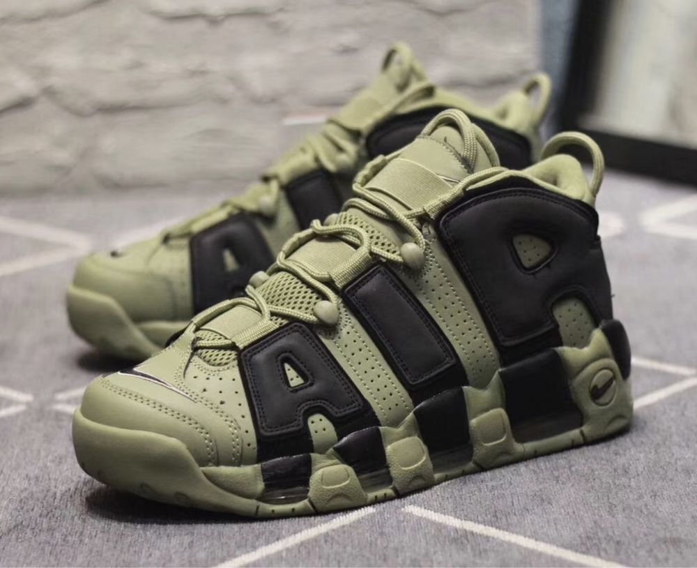 Мъжки маратонкиNike Air More Uptempo Dark Stucco and Black