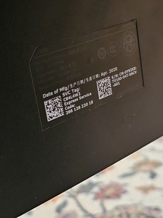 Monitor Curbat Gaming LED VA Dell 31.5" 165hz, S3220DGF, FreeSync WQHD