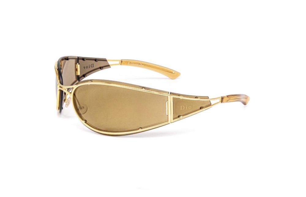 Dior Trailer Park 41C vintage ochelari de soare aurii / Gold