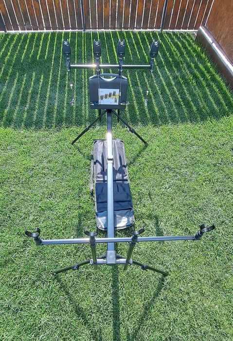 Set complet, 4 Lansete+4 Mulinete+Rod Pod+Senzori cu statie,Swingeri