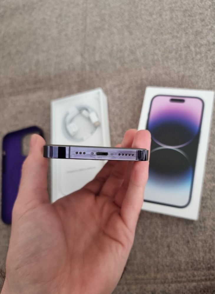 iPhone 14 Pro  purple / mov  100% Viata Bateriei