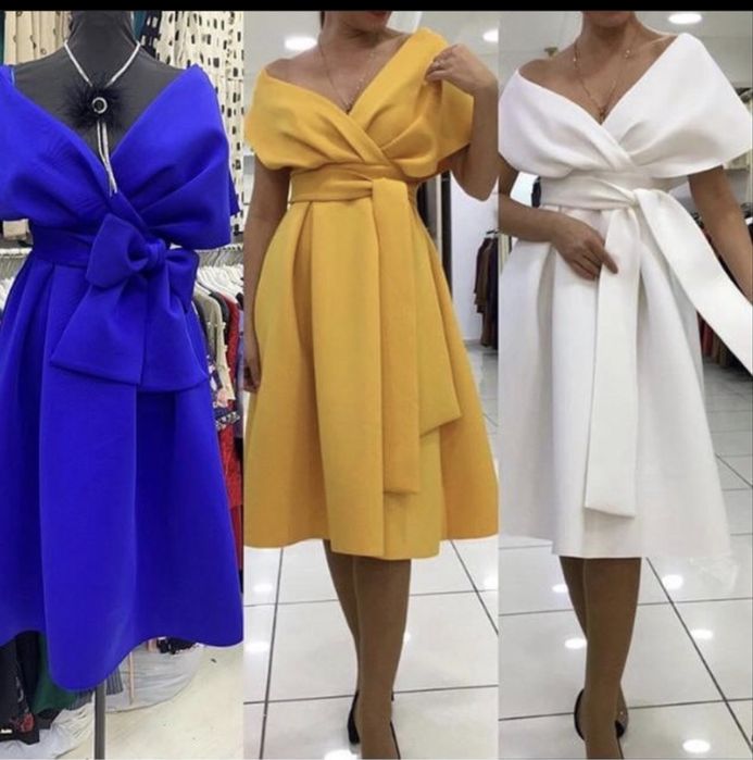 Продам синее платье