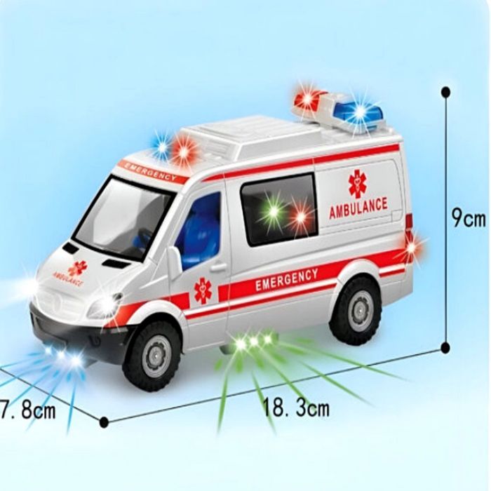 Линейка играчка със звуци и мигащи светлини Bump & Go