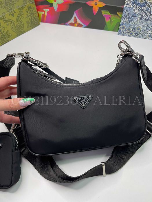 Geanta Prada Nylon si Piele 2005