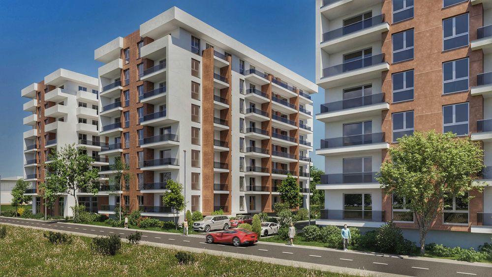 Auchan Popesti Leordeni - ap. 2 camere decomandat, etaj intermediar