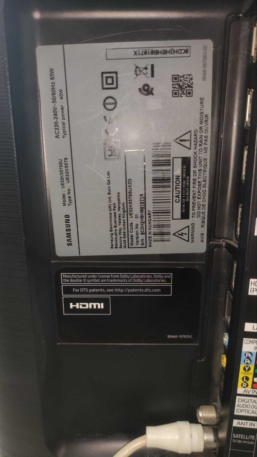 TV Samsung UE32K5579SU цял/на части