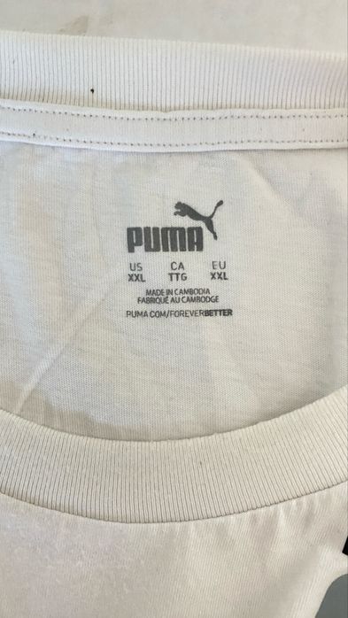 Tricou puma alb barbati  XXL