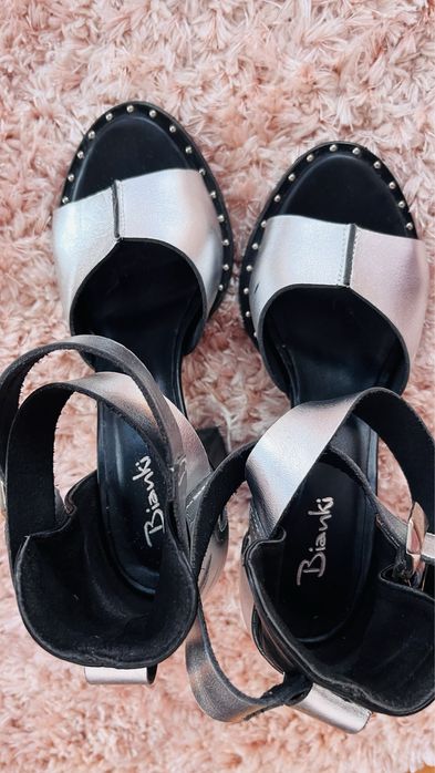 Сандали на ток Бианки