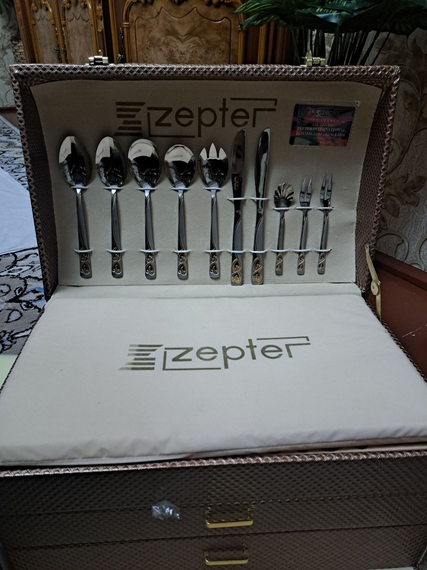Zepter набор столовых приборов 86 предметов. Qoshiqlar jamlanmasi