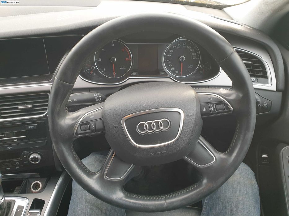 Volan Piele 4 Spite cu Comenzi Audi A4 B8 FL Facelift 2012 - 2015 [K1425]