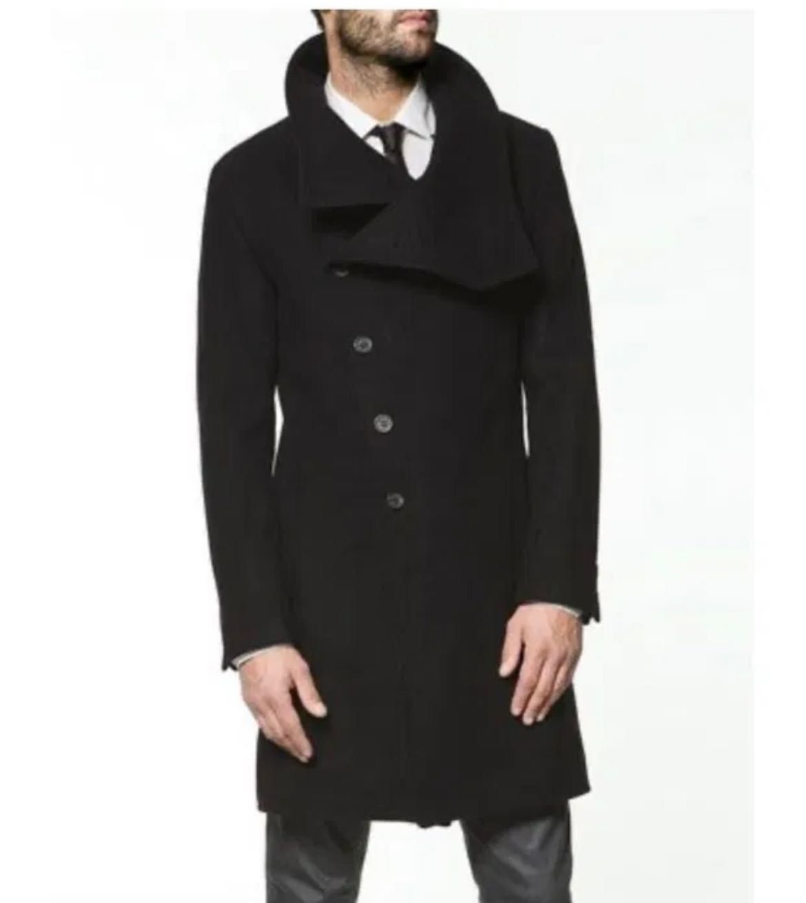 Zara man елегантно вълнено палто и Desigual  мъжко сако Л размер