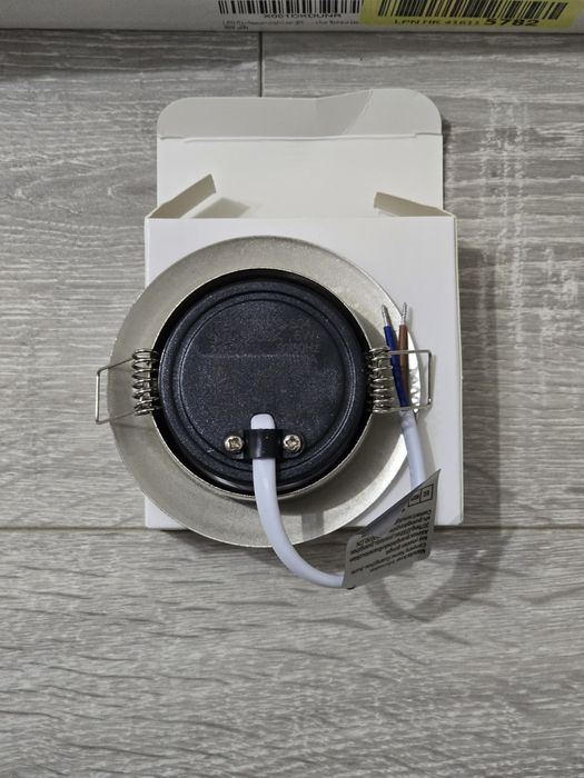 Set 6 Spoturi LED încastrate 230V, dimmabile, 3 trepte, 6W, IP44