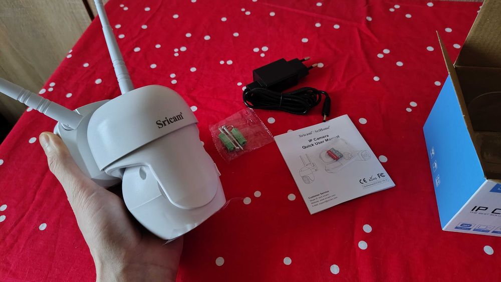 Camera de supraveghere WIFI Sricam™ SP030 Pro Full HD + card 32GB