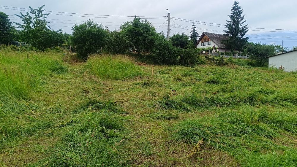 Tund iarbă cu motocoasa